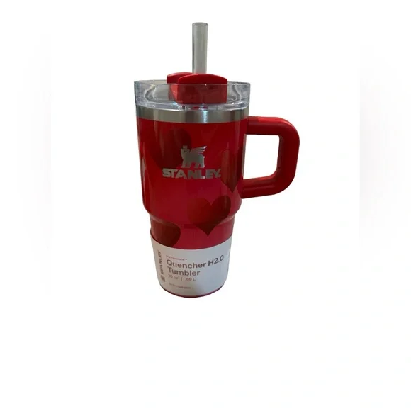 Stanley Valentine's Day 20 oz Stainless Steel H2.0 Flowstate Quencher Tumbler - Picture 3 of 6